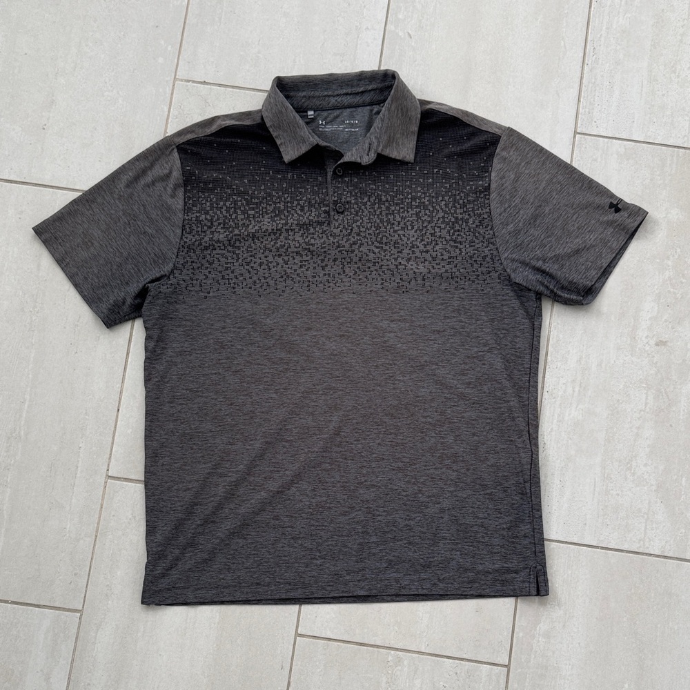 Men’s Under Armour Charcoal Gradient Polo Shirt